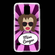 Coque Samsung Galaxy S5 Miss Cougar Chatain
