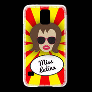 Coque Samsung Galaxy S5 Miss Latina Chatain