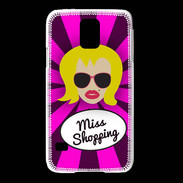 Coque Samsung Galaxy S5 Miss Shopping Blonde
