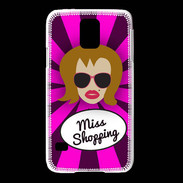 Coque Samsung Galaxy S5 Miss Shopping Rousse
