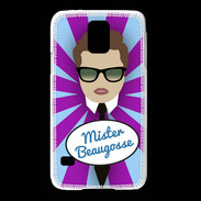 Coque Samsung Galaxy S5 Mister Beau gosse Chatain