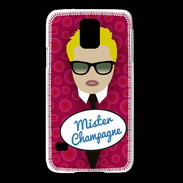 Coque Samsung Galaxy S5 Mister Champagne Blond