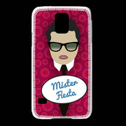 Coque Samsung Galaxy S5 Mister Fiesta Brun