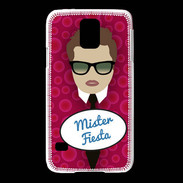 Coque Samsung Galaxy S5 Mister Fiesta Chatain