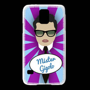 Coque Samsung Galaxy S5 Mister Gigolo Brun