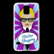 Coque Samsung Galaxy S5 Mister Shopping Blond