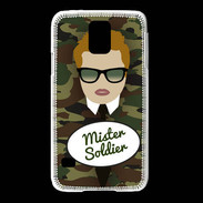 Coque Samsung Galaxy S5 Mister Soldier Roux