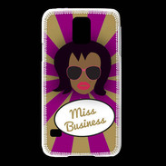 Coque Samsung Galaxy S5 Miss business Black