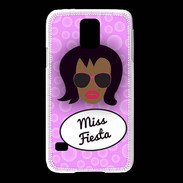 Coque Samsung Galaxy S5 Miss Fiesta Black