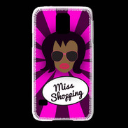 Coque Samsung Galaxy S5 Miss Shopping Black
