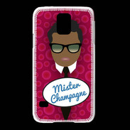 Coque Samsung Galaxy S5 Mister Champagne Black