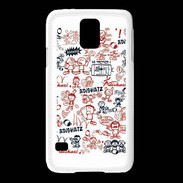 Coque Samsung Galaxy S5 Adishatz All Over Rugby
