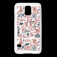 Coque Samsung Galaxy S5 Adishatz All Over Rugby YM