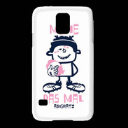 Coque Samsung Galaxy S5 Adishatz rugby Même pas mal