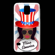 Coque Samsung Galaxy S5 Miss USA Black