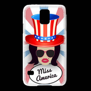 Coque Samsung Galaxy S5 Miss USA Brune