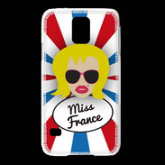 Coque Samsung Galaxy S5 Miss France Blonde