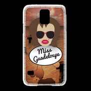 Coque Samsung Galaxy S5 Miss Guadeloupe Chatain
