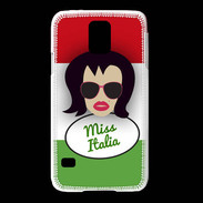 Coque Samsung Galaxy S5 Miss Italie Brune