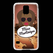Coque Samsung Galaxy S5 Miss Martinique Black