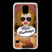 Coque Samsung Galaxy S5 Miss Martinique Rousse