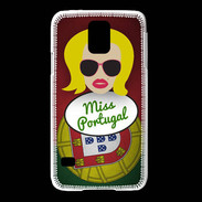 Coque Samsung Galaxy S5 Miss Portugal Blonde