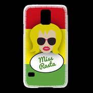 Coque Samsung Galaxy S5 Miss Rasta Blonde