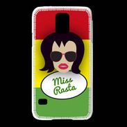 Coque Samsung Galaxy S5 Miss Rasta Brune