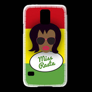 Coque Samsung Galaxy S5 Miss Rasta Black