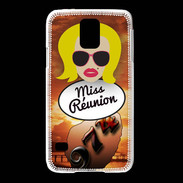 Coque Samsung Galaxy S5 Miss Réunion Blonde