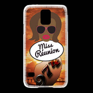 Coque Samsung Galaxy S5 Miss Réunion Black