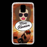 Coque Samsung Galaxy S5 Miss Réunion Chatain