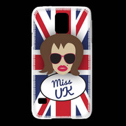 Coque Samsung Galaxy S5 Miss UK Chatain