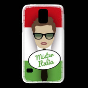 Coque Samsung Galaxy S5 Mister Italie Chatain