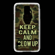 Coque Samsung Galaxy S5 Keep Calm and Grenade Camouflage