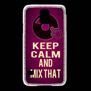 Coque Samsung Galaxy S5 Keep Calm and Mix That Rose