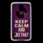 Coque Samsung Galaxy S5 Keep Calm and Mix That Violet
