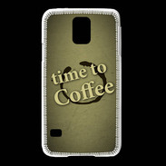 Coque Samsung Galaxy S5 Coffee Time ZG