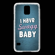 Coque Samsung Galaxy S5 I have Swag bleu ZG