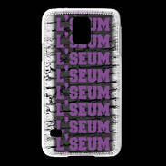 Coque Samsung Galaxy S5 L'seum violet