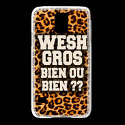 Coque Samsung Galaxy S5 Wesh Gros Léopard