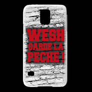 Coque Samsung Galaxy S5 Wesh garde la pèche Rouge