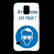 Coque Samsung Galaxy S5 Attention les yeux PR