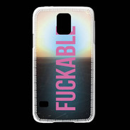 Coque Samsung Galaxy S5 Fuckable Rose ZG