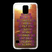 Coque Samsung Galaxy S5 Message codé ZG