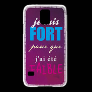 Coque Samsung Galaxy S5 Fort et faible ZG