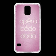 Coque Samsung Galaxy S5 Apéro bédo dodo Rose ZG