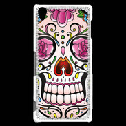 Coque Sony Xperia Z3 Tête de mort design et coloré