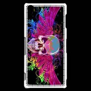 Coque Sony Xperia Z3 Tête de mort design et colorée
