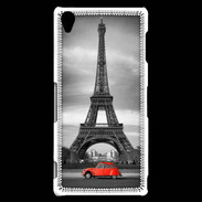 Coque Sony Xperia Z3 Vintage Tour Eiffel et 2 cv